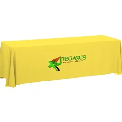 Serged Closed-Back Table Throw - 8 feet - 24 hr