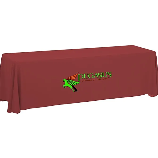 Serged Closed-Back Table Throw - 8 feet - 24 hr