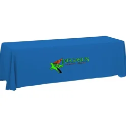 Serged Closed-Back Table Throw - 8 feet - 24 hr