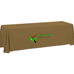 Serged Closed-Back Table Throw - 8 feet - 24 hr
