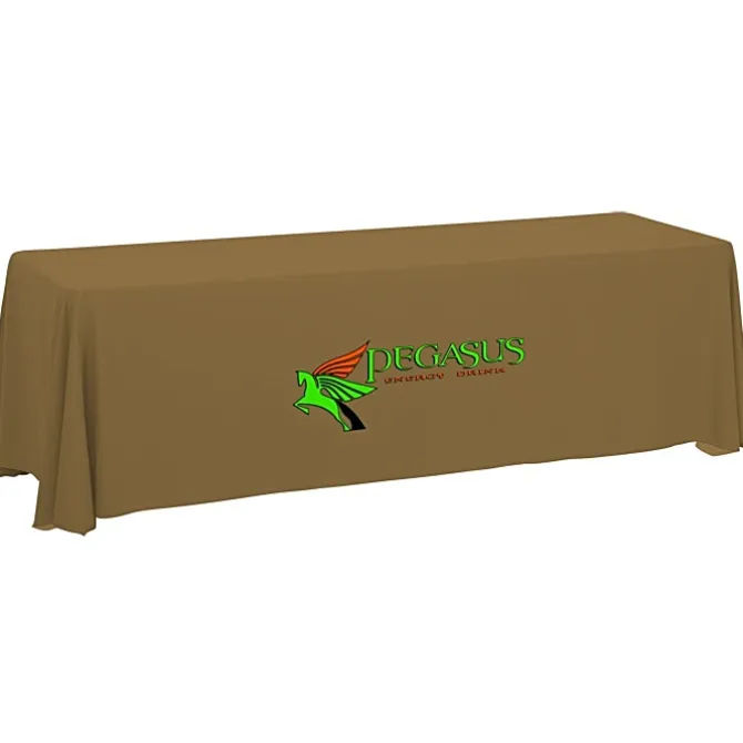 Serged Closed-Back Table Throw - 8 feet - 24 hr