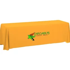 Serged Closed-Back Table Throw - 8 feet - 24 hr