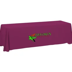 Serged Closed-Back Table Throw - 8 feet - 24 hr