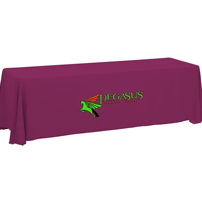 Serged Closed-Back Table Throw - 8 feet - 24 hr