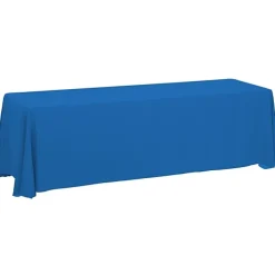 Serged Closed-Back Table Throw - 8 feet - Blank