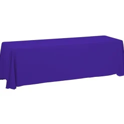Serged Closed-Back Table Throw - 8 feet - Blank