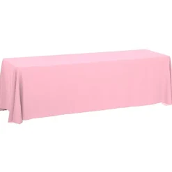 Serged Closed-Back Table Throw - 8 feet - Blank