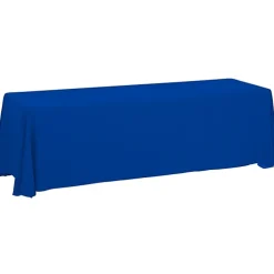 Serged Closed-Back Table Throw - 8 feet - Blank