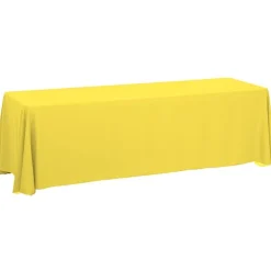 Serged Closed-Back Table Throw - 8 feet - Blank