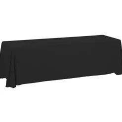 Serged Closed-Back Table Throw - 8 feet - Blank