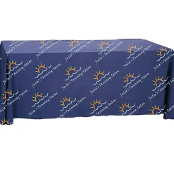 Serged Convertible Table Throw - 4 feet to 6 feet - Full Color