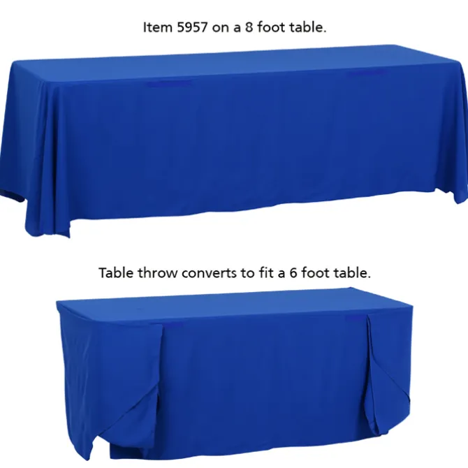 Serged Convertible Table Throw - 6 feet to 8 feet