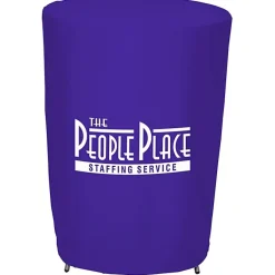 Serged Fitted Round Table Cover - 42 inches