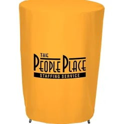 Serged Fitted Round Table Cover - 42 inches
