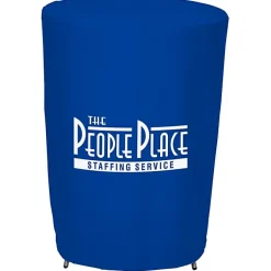 Serged Fitted Round Table Cover - 42 inches