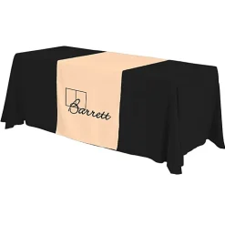 Serged 6-foot Closed-Back Table Throw and Runner Kit