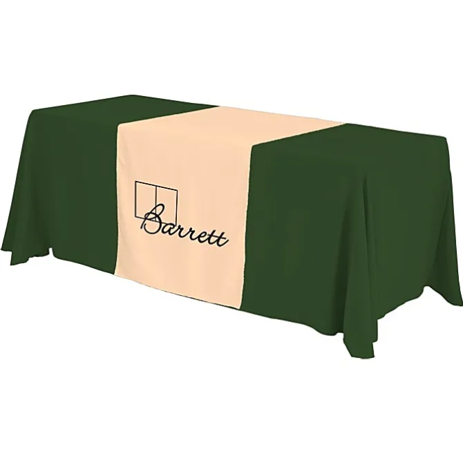 Serged 6-foot Closed-Back Table Throw and Runner Kit