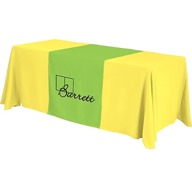 Serged 6-foot Closed-Back Table Throw and Runner Kit