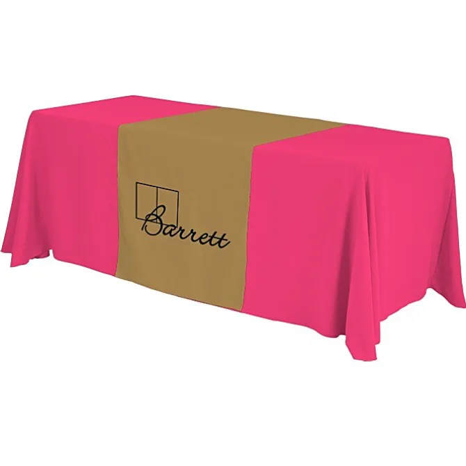 Serged 6-foot Closed-Back Table Throw and Runner Kit