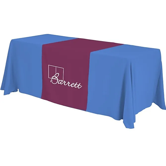 Serged 6-foot Closed-Back Table Throw and Runner Kit
