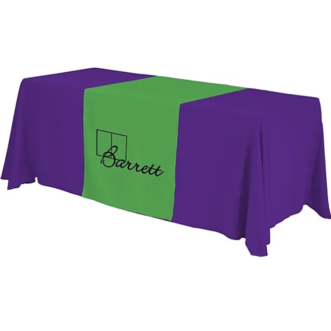 Serged 6-foot Closed-Back Table Throw and Runner Kit