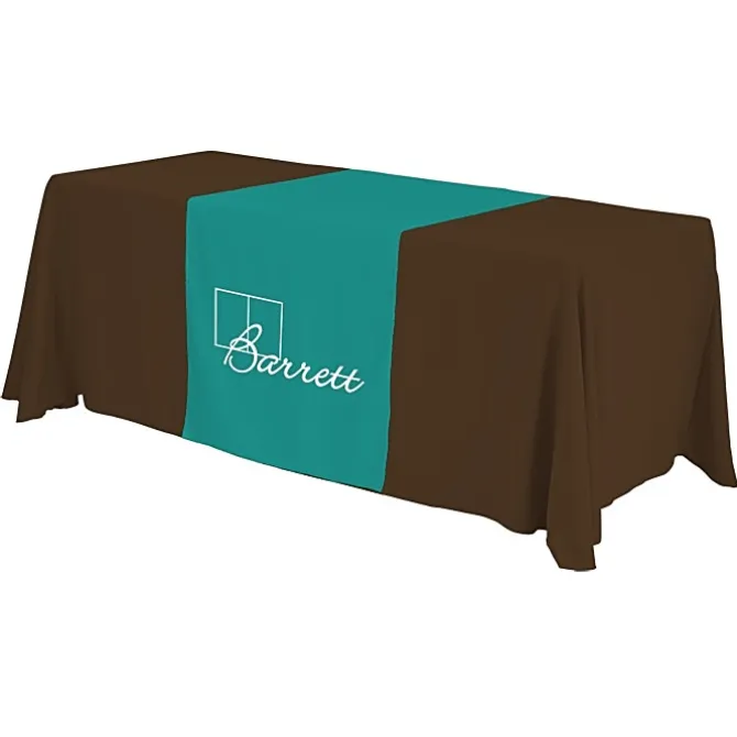 Serged 6-foot Closed-Back Table Throw and Runner Kit