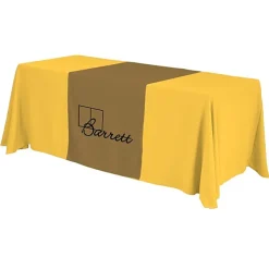 Serged 6-foot Closed-Back Table Throw and Runner Kit
