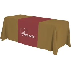 Serged 6-foot Closed-Back Table Throw and Runner Kit
