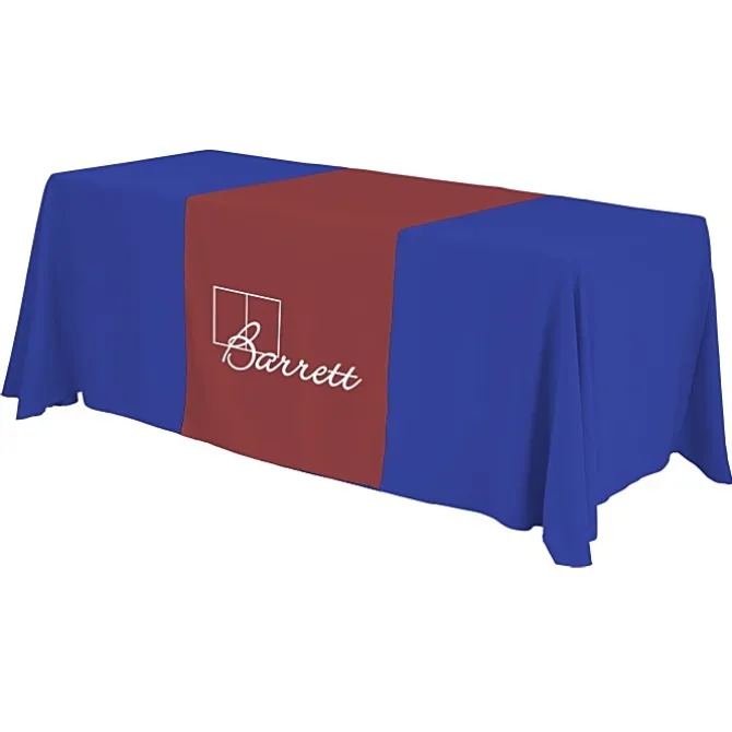 Serged 6-foot Closed-Back Table Throw and Runner Kit