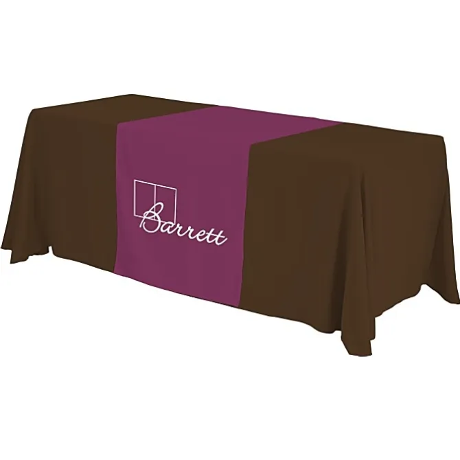 Serged 6-foot Closed-Back Table Throw and Runner Kit