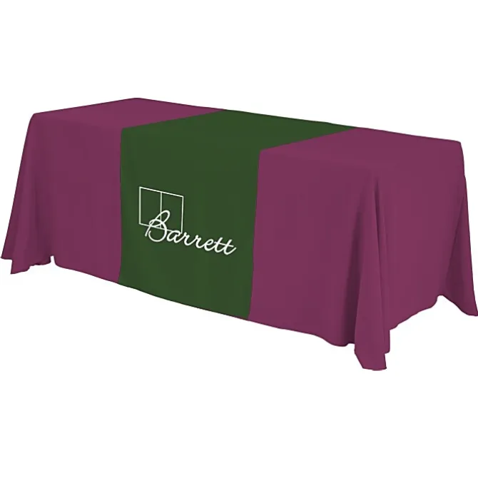 Serged 6-foot Closed-Back Table Throw and Runner Kit
