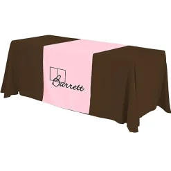 Serged 6-foot Closed-Back Table Throw and Runner Kit