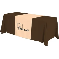 Serged 6-foot Closed-Back Table Throw and Runner Kit