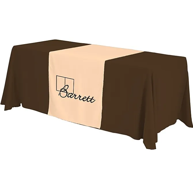 Serged 6-foot Closed-Back Table Throw and Runner Kit