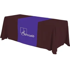 Serged 6-foot Closed-Back Table Throw and Runner Kit