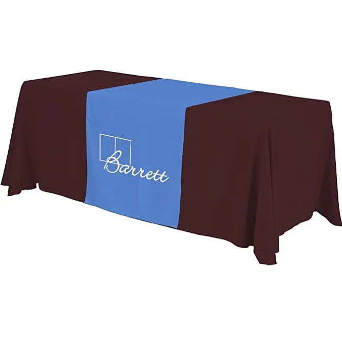 Serged 6-foot Closed-Back Table Throw and Runner Kit