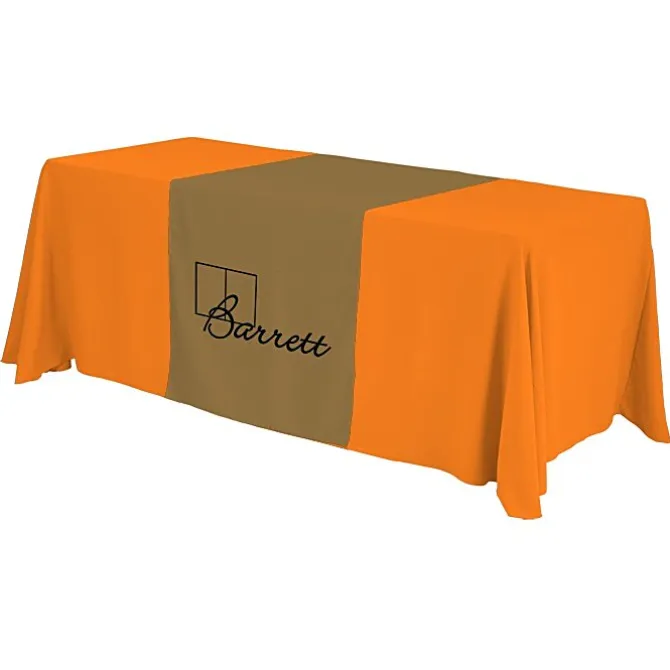 Serged 6-foot Closed-Back Table Throw and Runner Kit