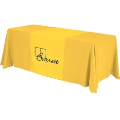 Serged 6-foot Closed-Back Table Throw and Runner Kit