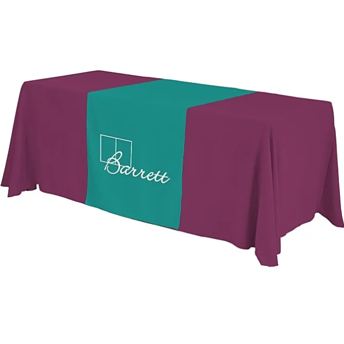 Serged 6-foot Closed-Back Table Throw and Runner Kit