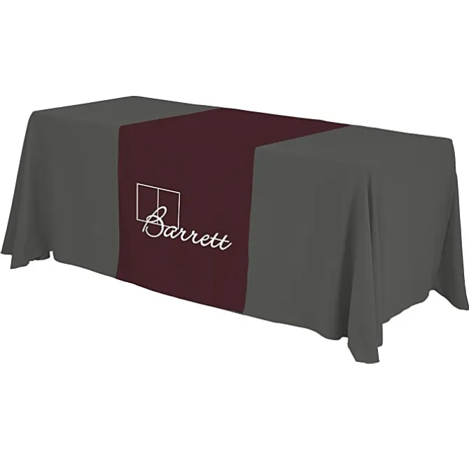 Serged 6-foot Closed-Back Table Throw and Runner Kit
