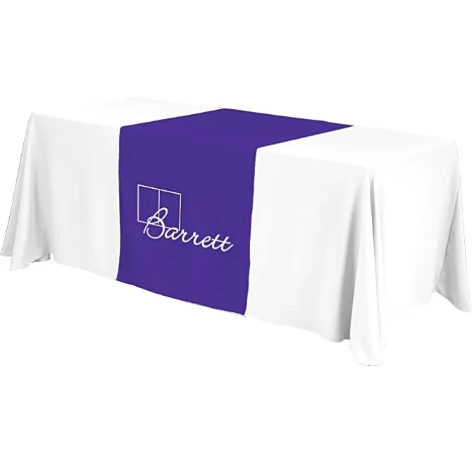 Serged 6-foot Closed-Back Table Throw and Runner Kit