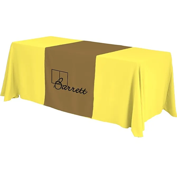 Serged 6-foot Closed-Back Table Throw and Runner Kit