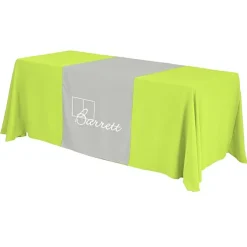 Serged 6-foot Closed-Back Table Throw and Runner Kit