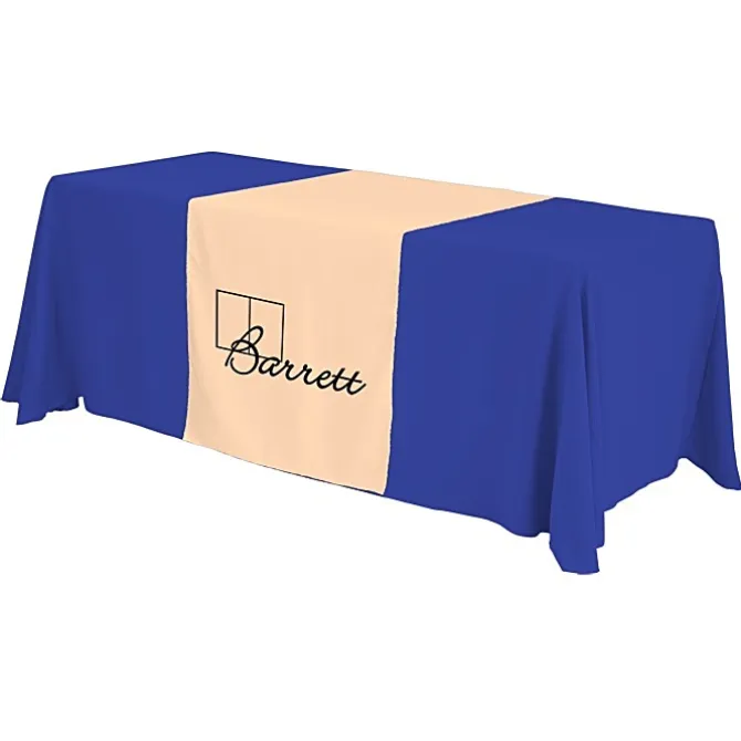 Serged 6-foot Closed-Back Table Throw and Runner Kit