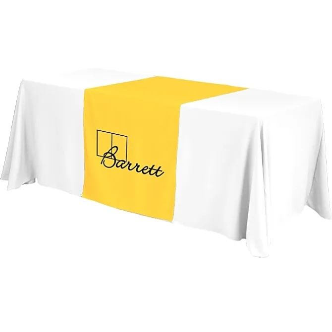 Serged 6-foot Closed-Back Table Throw and Runner Kit