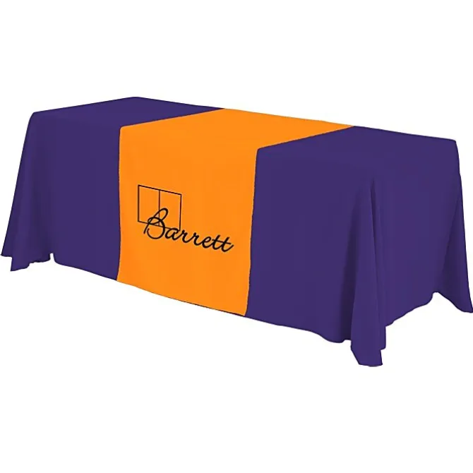 Serged 6-foot Closed-Back Table Throw and Runner Kit