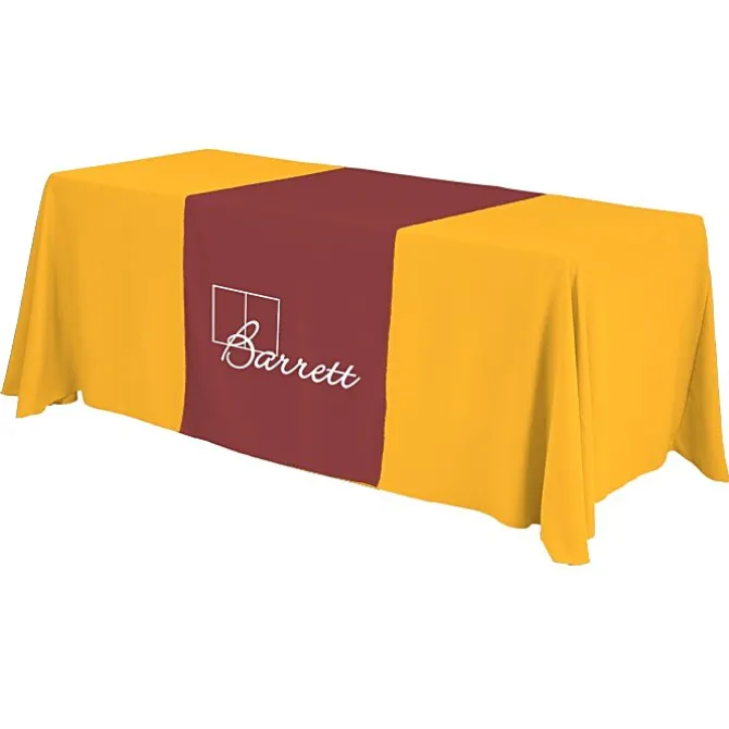 Serged 6-foot Closed-Back Table Throw and Runner Kit