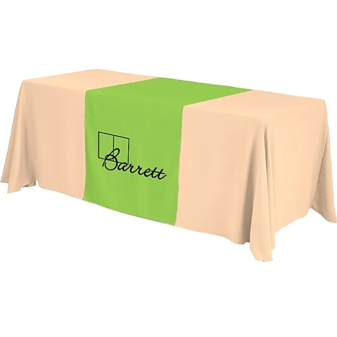 Serged 6-foot Closed-Back Table Throw and Runner Kit
