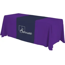 Serged 6-foot Closed-Back Table Throw and Runner Kit