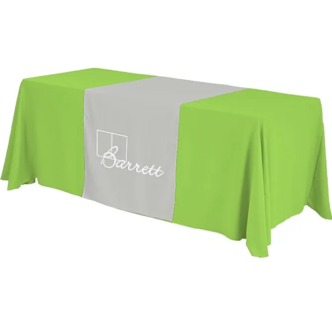 Serged 6-foot Closed-Back Table Throw and Runner Kit
